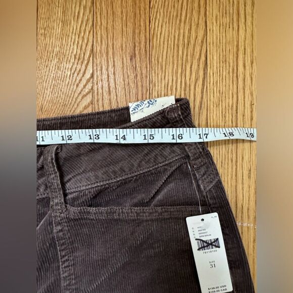 Anthropologie Pilcro the wanderer corduroy cargo pants size 31 brown - Picture 2 of 10